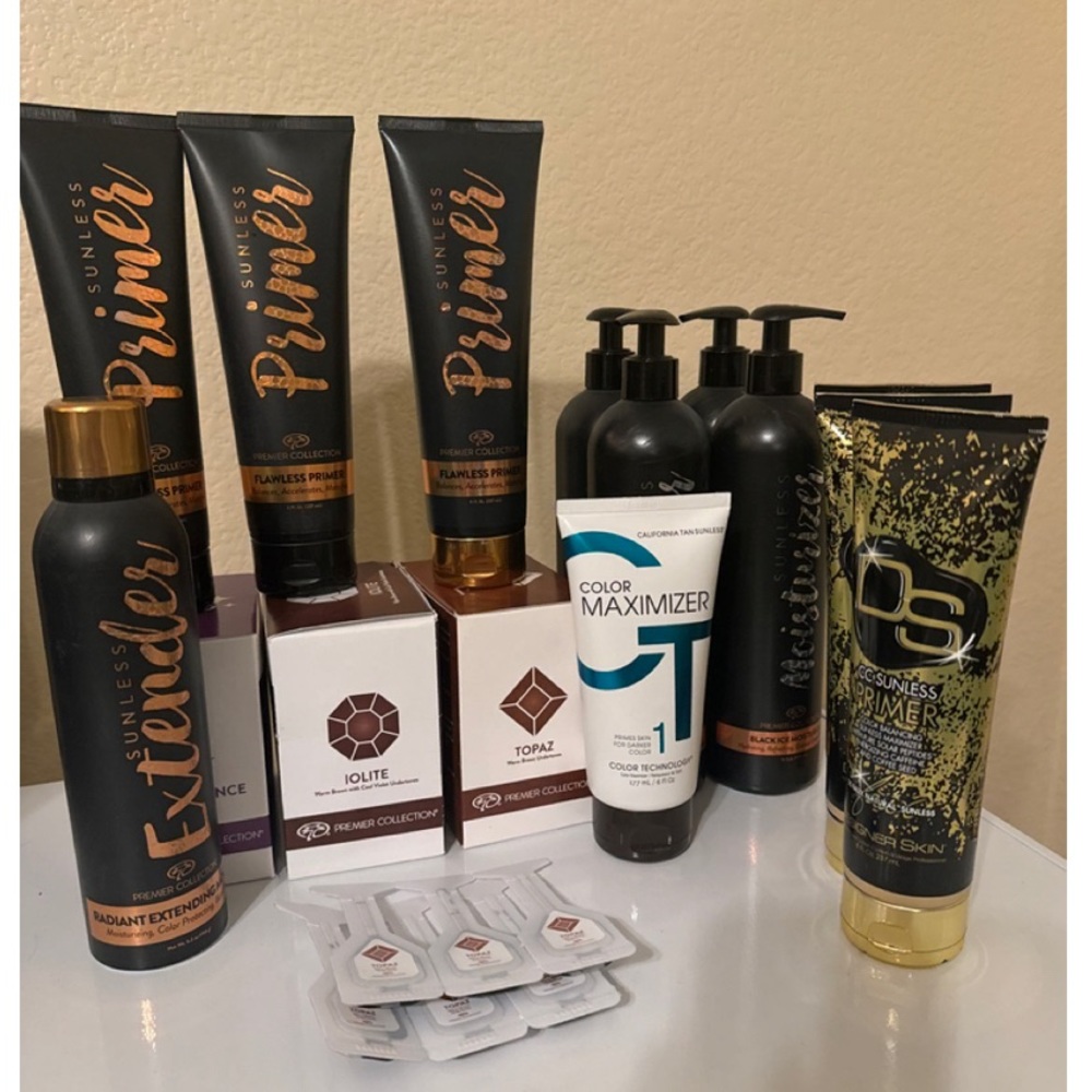 Palm Beach Tan Spray Tan Care aftercare, additives, primers, accelerators + more